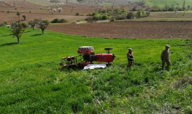 Doyran'da Traktör Kazası