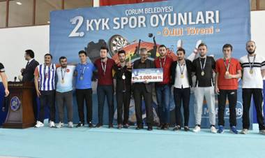 Çorum KYK Spor Oyunlarına Vezirköprülüler Damga Vurdu!