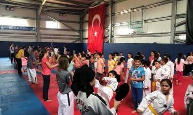 Vezirköprü'de Yaz Spor Okuluna Büyük İlgi