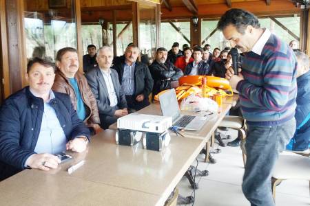 Samsun Liman Başkanlığından Kanyon Teknelerine Eğitim